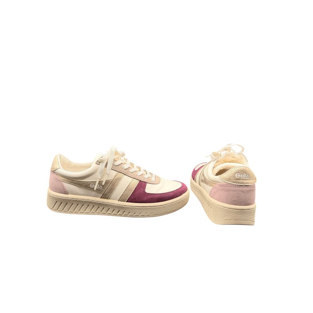 Gola Grandslam Quadrant Sneakers Women’s 9.5 Off White Wine